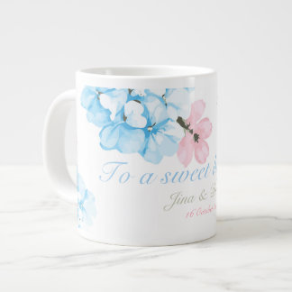 Hydrangeas Pastel Bloom Giant Coffee Mug