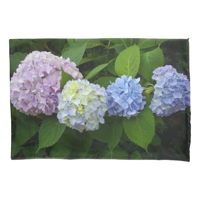 Hydrangeas Pillow Case (Front)
