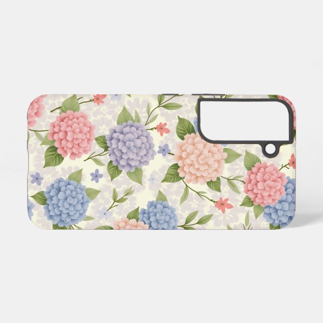 Hydrangeas  samsung galaxy case (Back Horizontal)