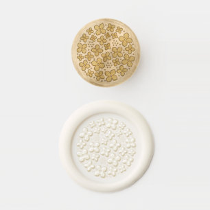 hydrangeas wax seal stamp