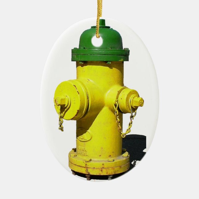Hydrant Ceramic Ornament (Front)