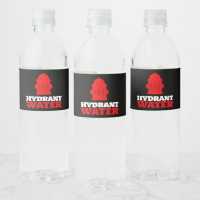 Hydrant Water - Party Waterproof Bottle Labels