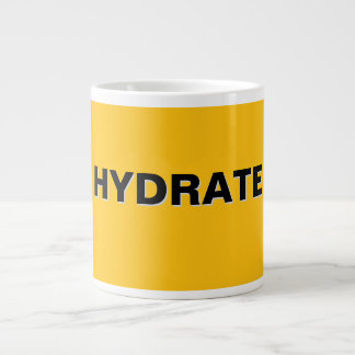 HYDRATE Logo Yellow Giant Coffee Mug