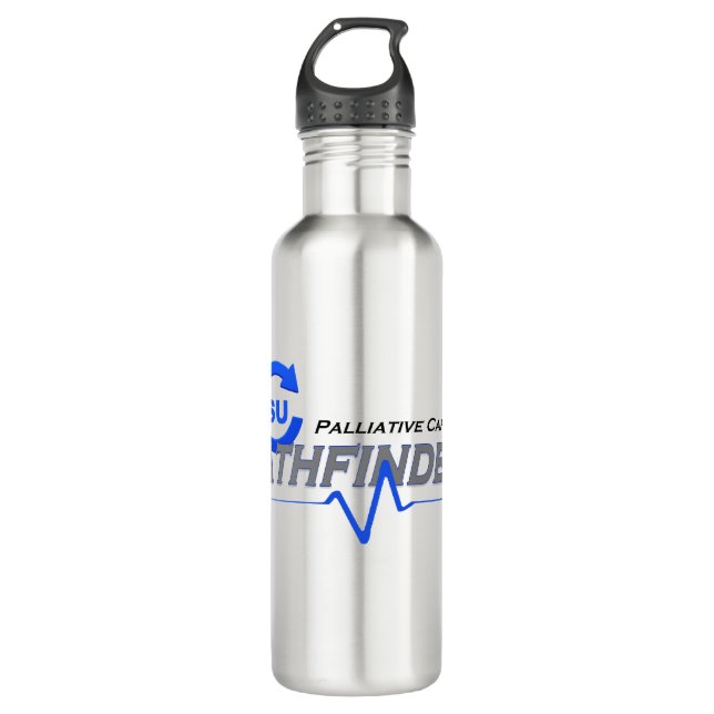 Hydrate with Purpose Stainless Steel Water Bottle (Front)