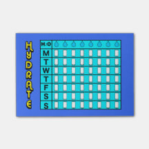 Hydration Chart notes
