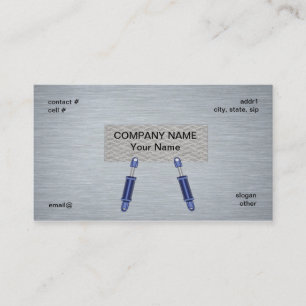 hydraulic cylinder concept business card