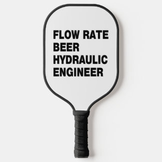 Hydraulic Engineer Beer Pickleball Paddle