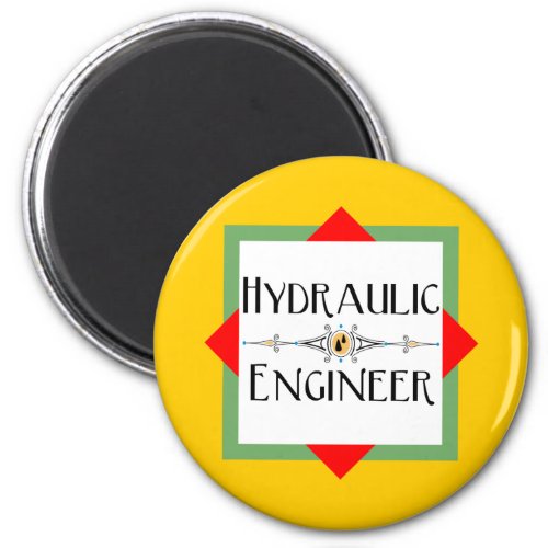 Hydraulic Engineer Block Magnet