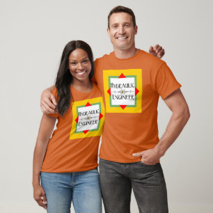 Hydraulic Engineer Block T-Shirt