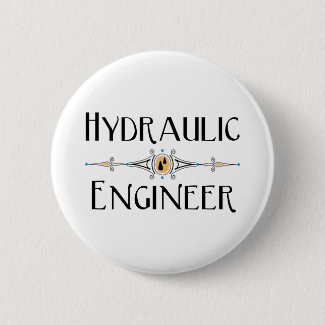 Hydraulic Engineer Decorative Line Button (Front)