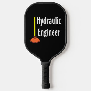 Hydraulic Engineer Toilet Plunger Pickleball Paddle