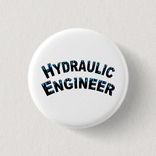 Hydraulic Engineer Water Droplets Button