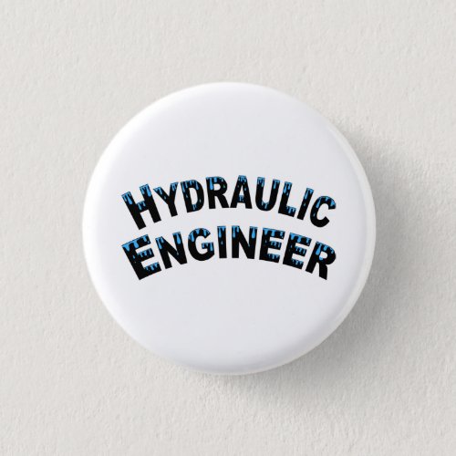 Hydraulic Engineer Water Droplets  Button