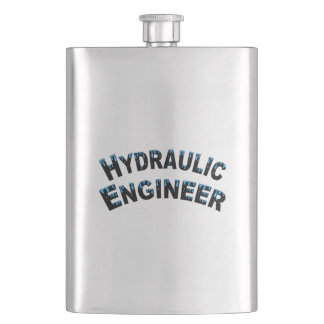 Hydraulic Engineer Water Droplets Flask