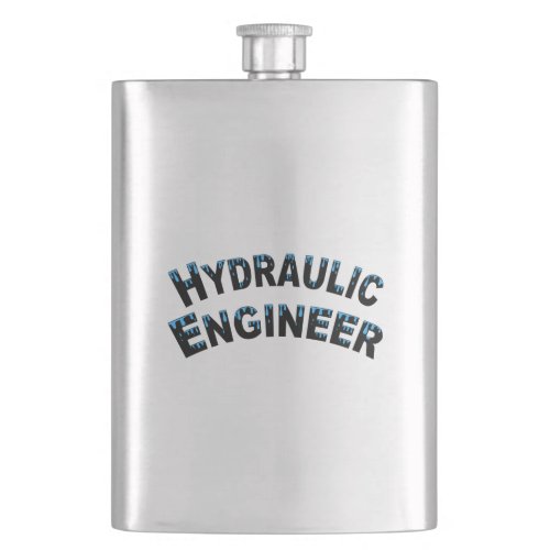 Hydraulic Engineer Water Droplets  Flask
