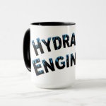 Hydraulic Engineer Water Droplets Mug