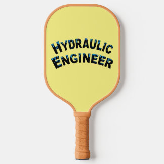 Hydraulic Engineer Water Droplets Pickleball Paddle