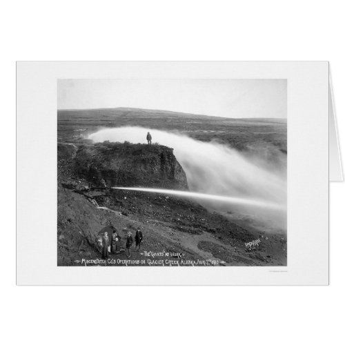 Hydraulic Gold Mining Alaska 1910