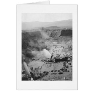 Hydraulic Gold Mining Alaska 1912 Cards