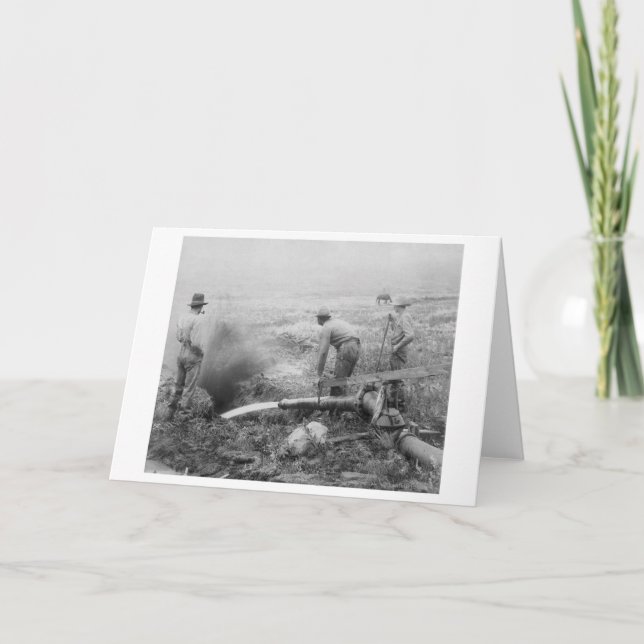 Hydraulic Gold Mining in Rockerville Photograph Card (Front)