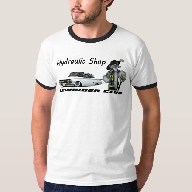 Hydraulic Shop Lowrider Club T-Shirt (Front)