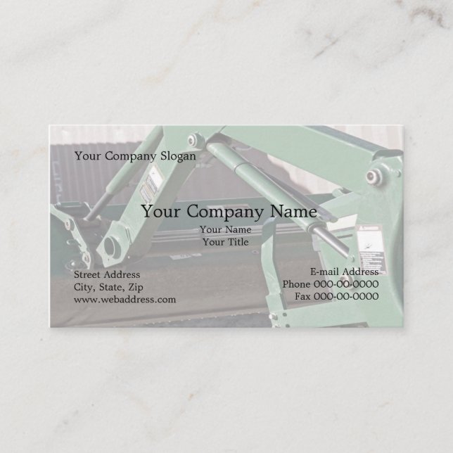 Hydraulics Sales and Service Business Card (Front)