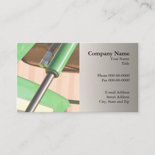 Hydraulics Sales and Service Business Card (Front)