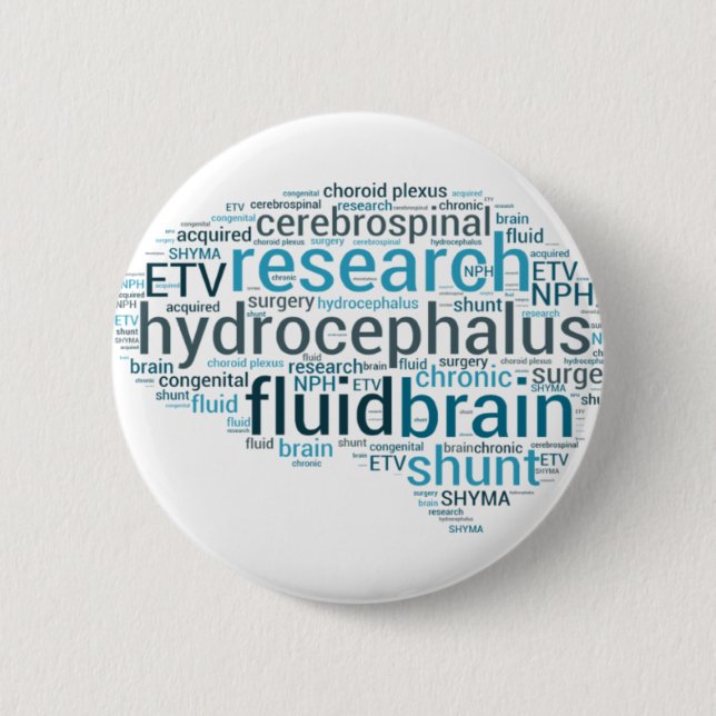 Hydro Brain Pinback Button (Front)