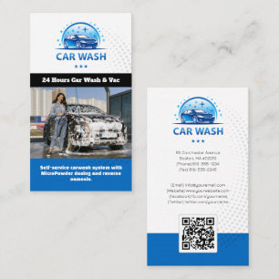 Hydro Car Wash Services   Professional Business Card