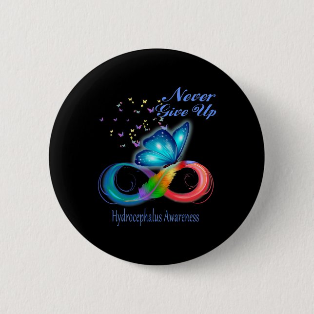 Hydrocephalus Awareness  Button (Front)