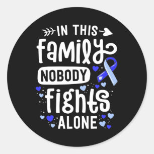 Hydrocephalus Awareness Month Brain Blue Ribbon 1  Classic Round Sticker