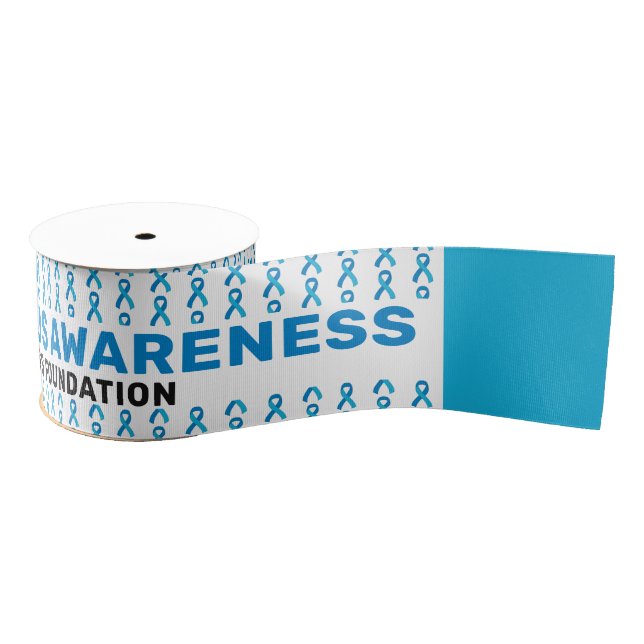 Hydrocephalus Awareness Pattern Ribbon (Spool)