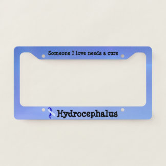 Hydrocephalus License Plate Frame