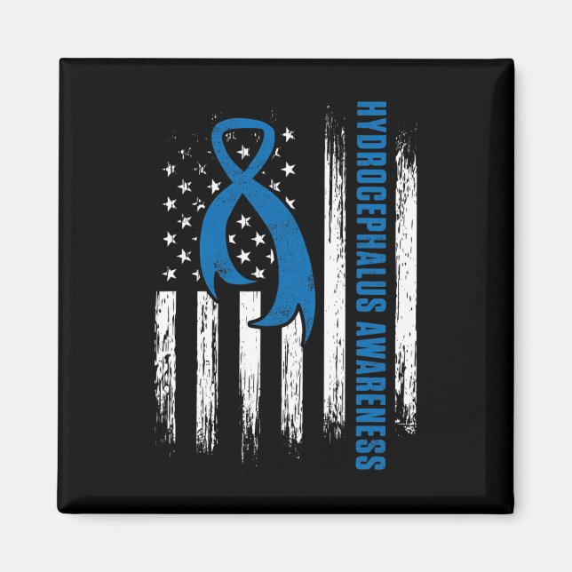 Hydrocephalus Survivor Future Awareness Warrior  Magnet (Front)