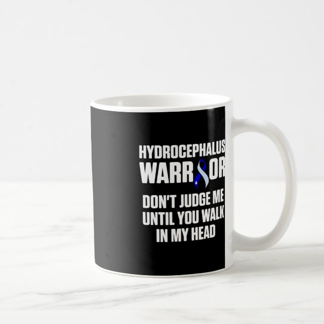 Hydrocephalus Survivor Judge Awareness Warrior  Coffee Mug (Right)