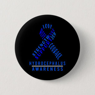 Hydrocephalus Survivor Safety Awareness Warrior Button
