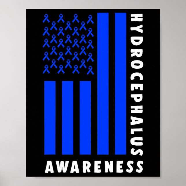 Hydrocephalus Survivor Signs Awareness Warrior  (Front)