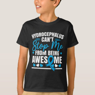 Hydrocephalus Warrior Brain Tumor Hydrocephalus Aw T-Shirt