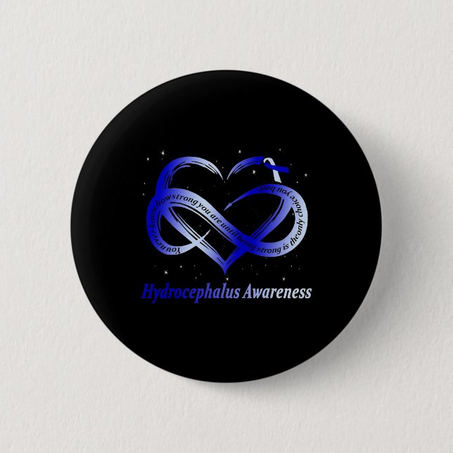 Hydrocephalus Warrior Hydrocephalus Survivor Aware Button (Front)