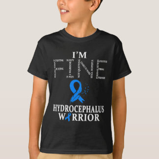 Hydrocephalus Warrior I'm Fine Feather  T-Shirt