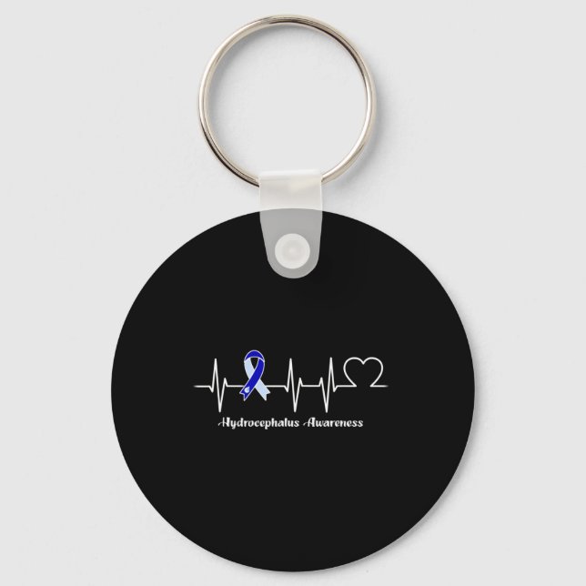 Hydrocephalus Warrior  Keychain (Front)