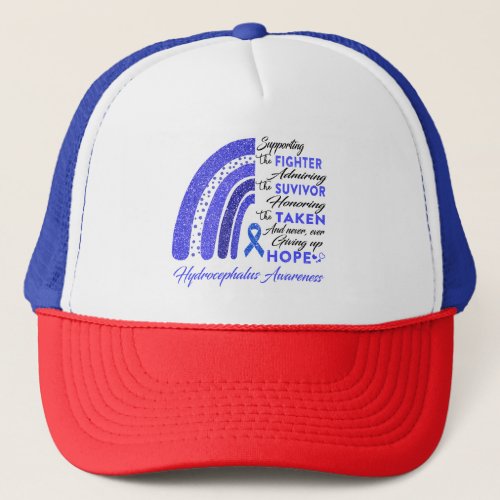 Hydrocephalus Warrior Supporting Fighter Trucker Hat