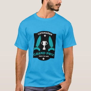 Hydrofoil Sailboat Racing T-Shirt