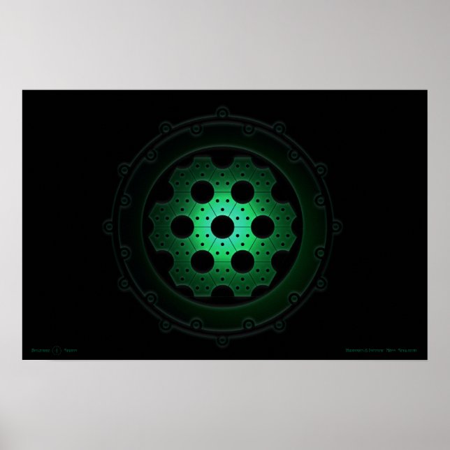 Hydrogen-5 Isotopic Mass Simulator Poster (Front)