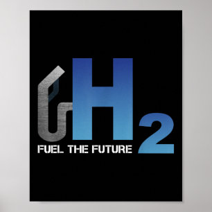 Hydrogen H2 Energy Environmental Protection Motori Poster