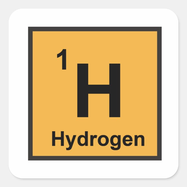 Hydrogen Sticker (Front)