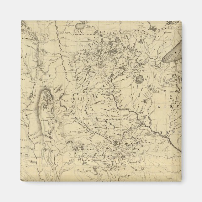 Hydrographical Basin of Mississippi River Magnet (Front)