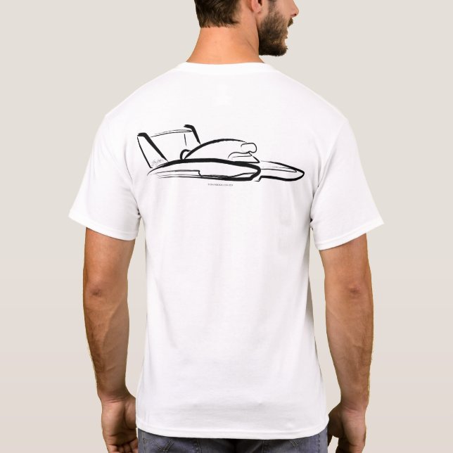 Hydroplane 01 back T-Shirt (Back)