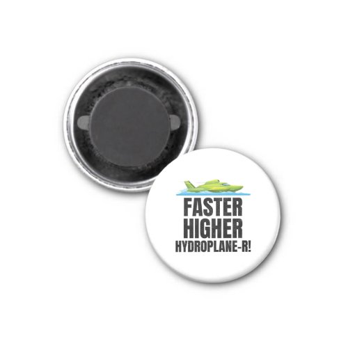 Hydroplane racing Humor Speed High Flying Fun Magnet