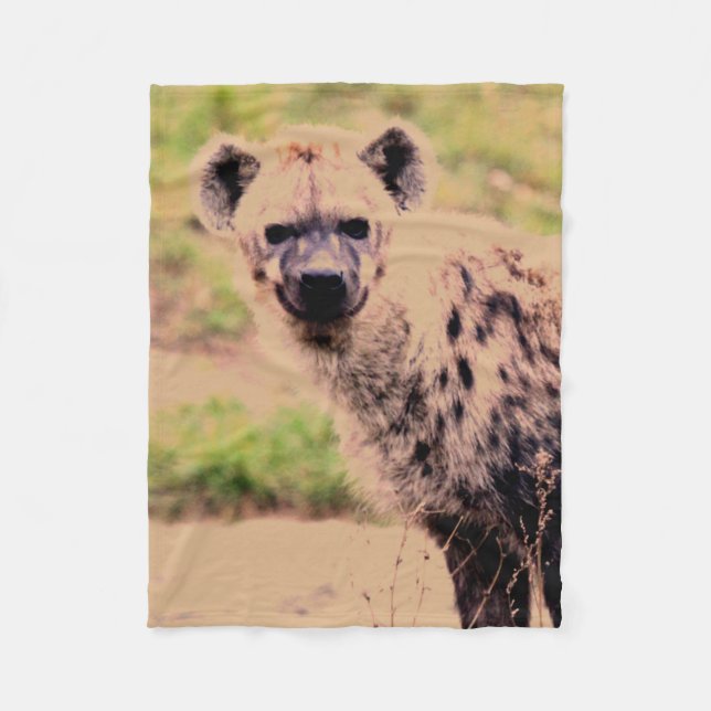 hyena fleece blanket (Front)
